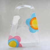 Transparente PVC Bag trapezförmige images